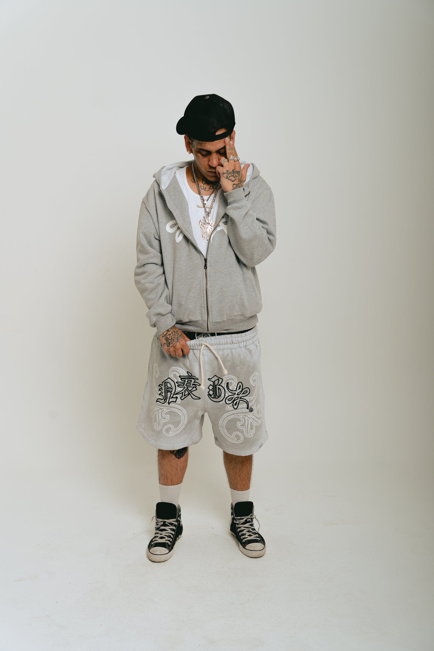 Bermuda Gris Claro Washed ”Vangl0ria”