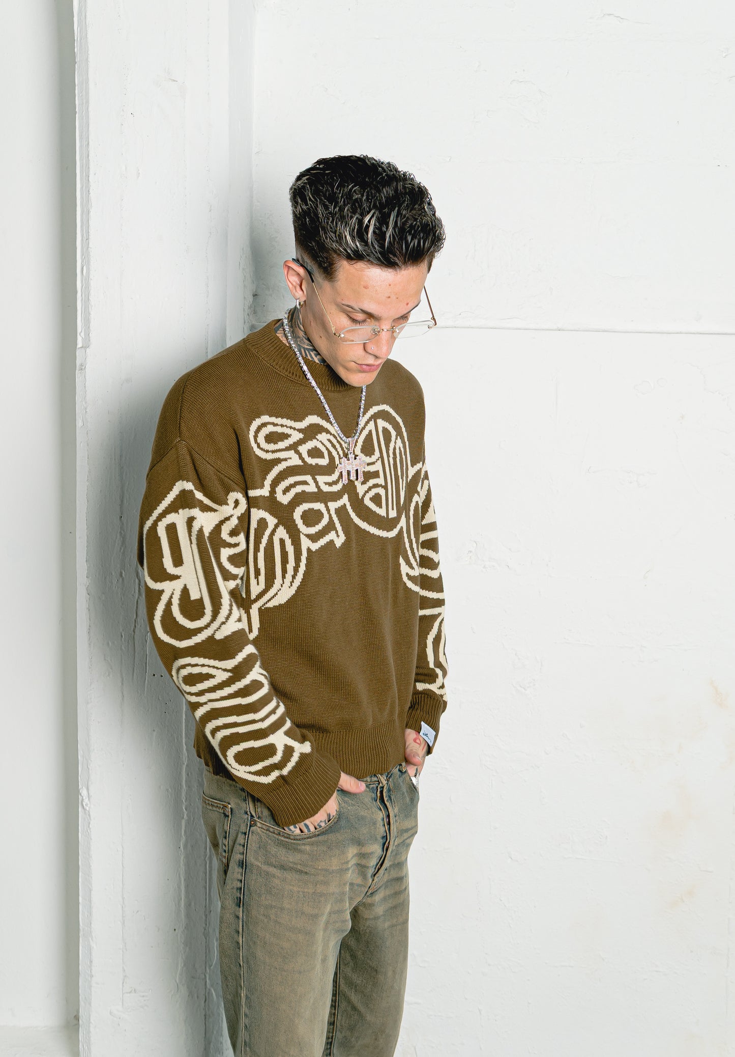 Sweater Reversible (Marrón y Beige) "Slepak" Vol.3
