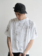 Remera "Armadura" Rotten x Bossio (Blanco)