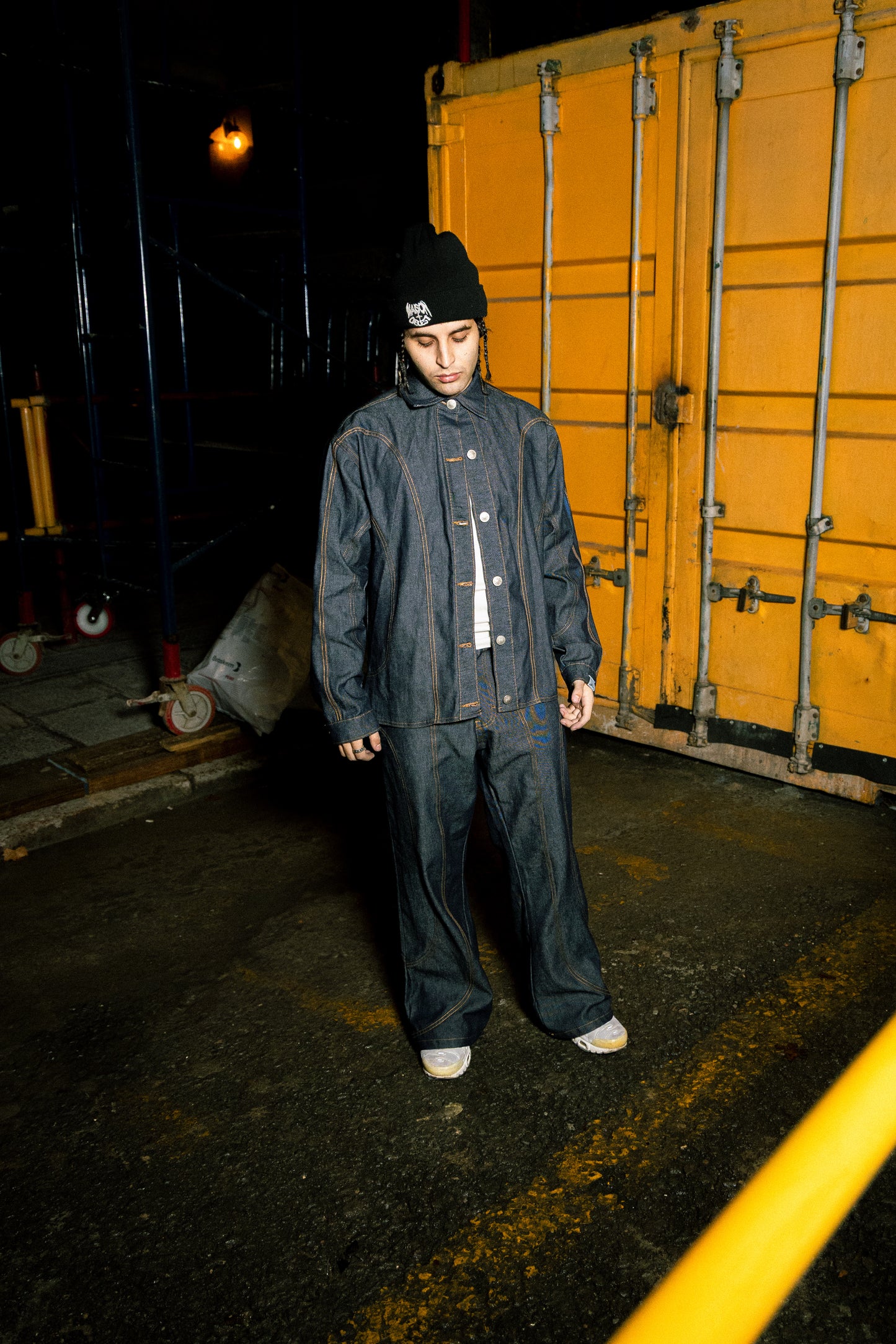 Pantalón Raw Denim "La Parábola" (Azul)