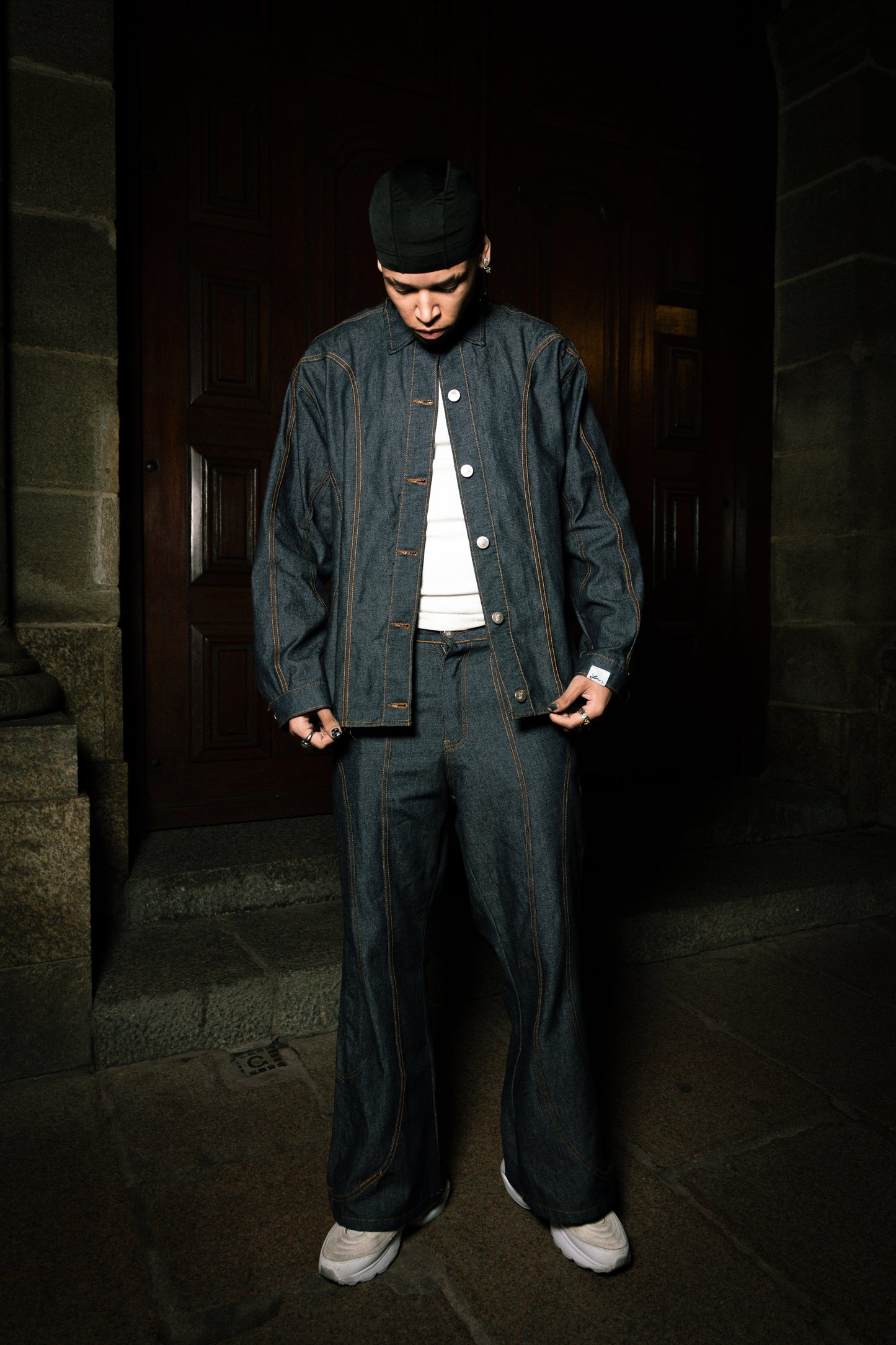 Pantalón Raw Denim "La Parábola" (Azul)