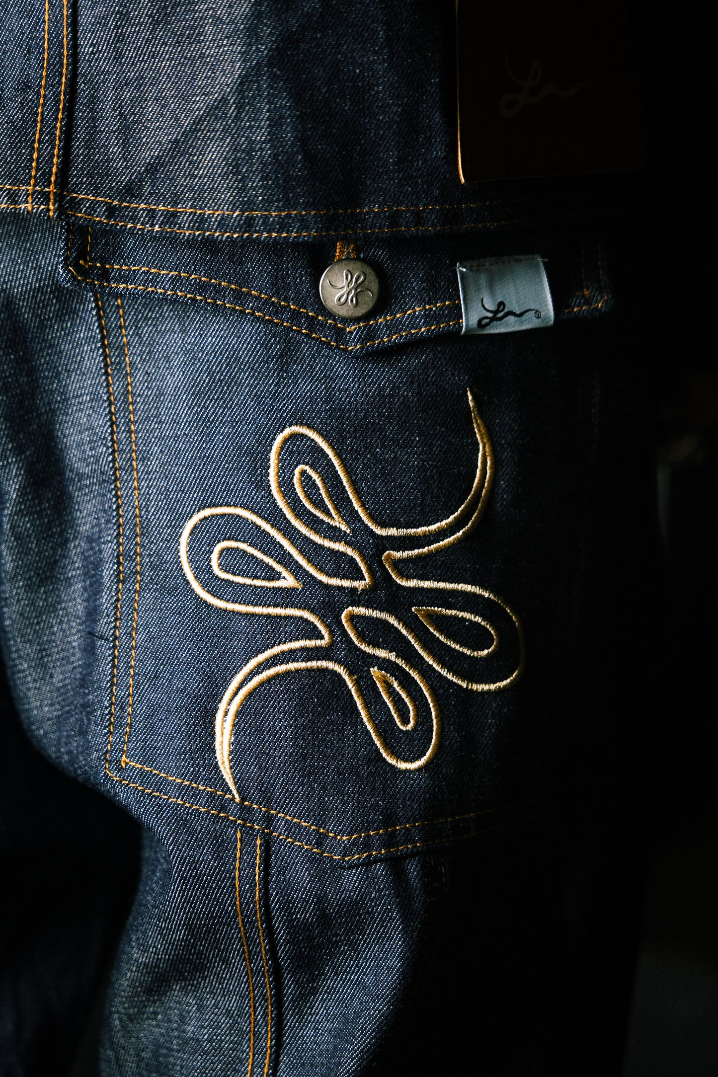 Pantalón Raw Denim "La Parábola" (Azul)