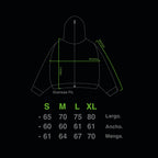 Full Zip Hoodie Tejido "Knox" (Azul)