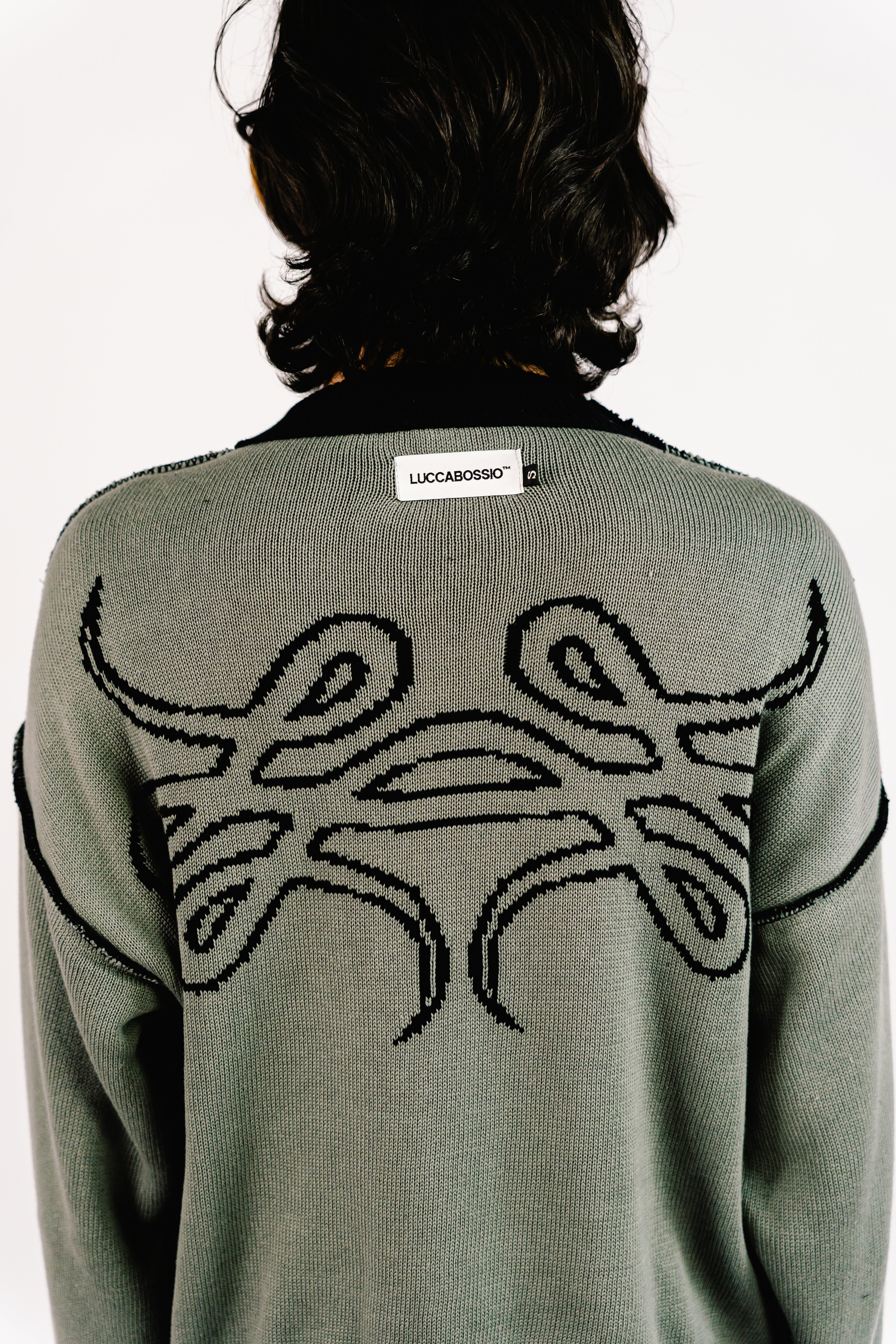 Sweater Reversible "SLEPAK" (Negro x Gris)