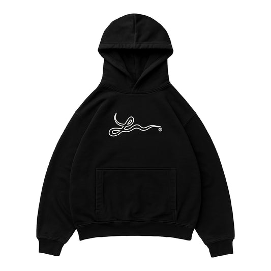Hoodie "Punto Com 21" (Negro)