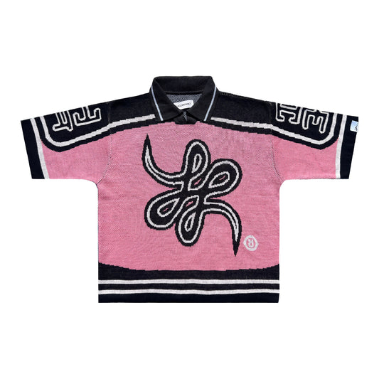 Camiseta Tejida "Bigrama" (Rosa)