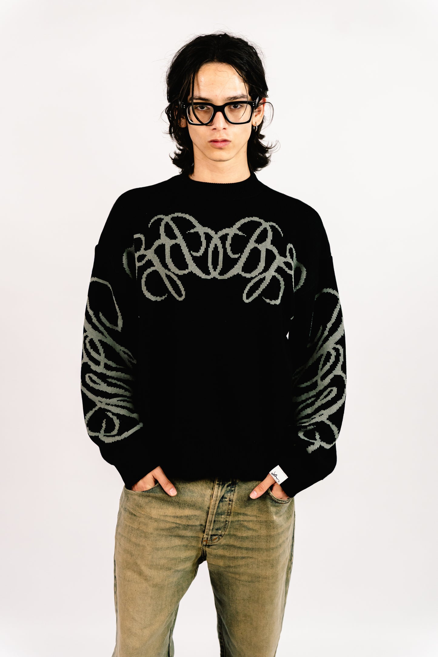 Sweater Reversible "SLEPAK" (Negro x Gris)