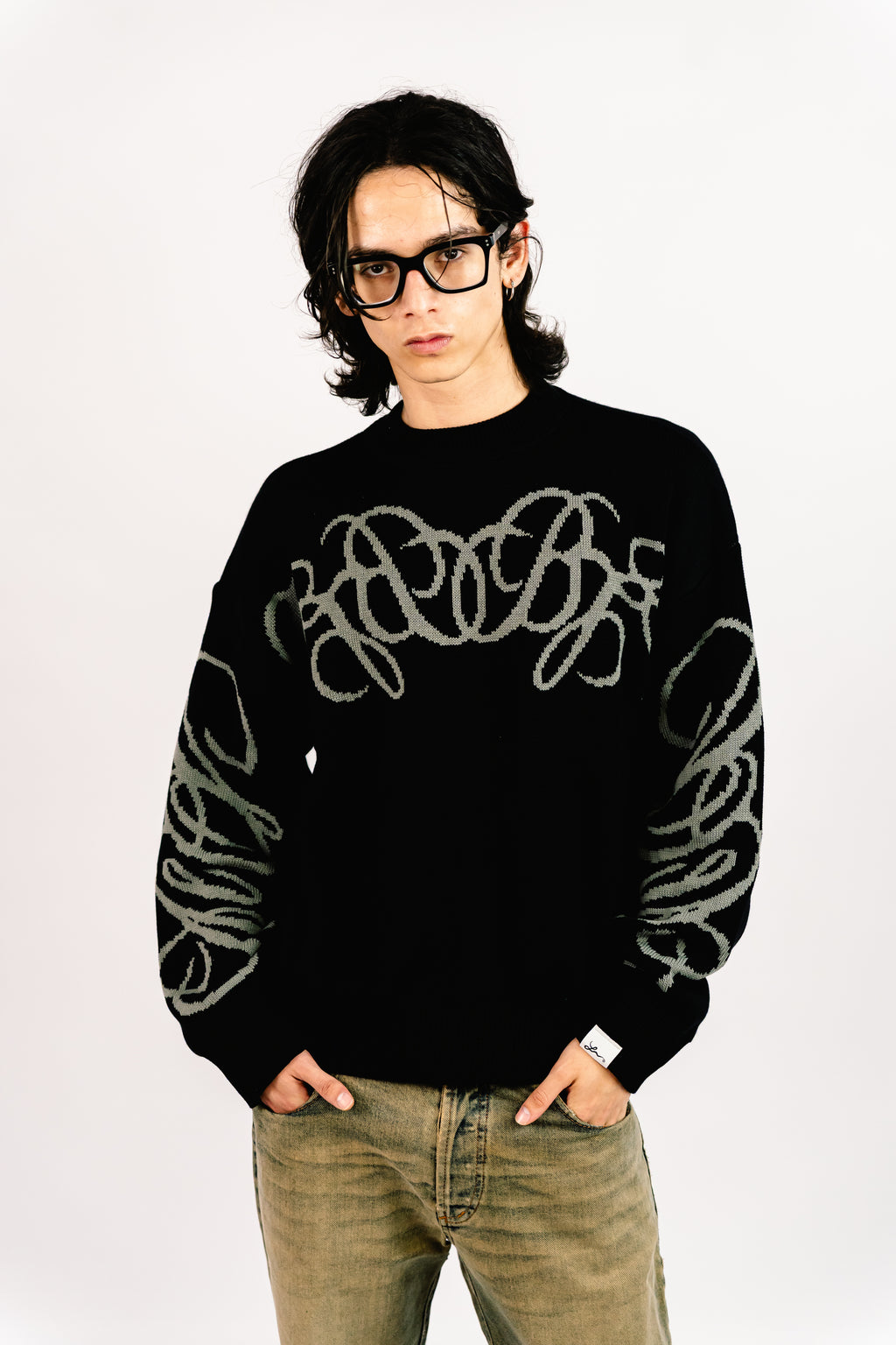 Sweater Reversible "SLEPAK" (Negro x Gris)