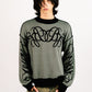 Sweater Reversible "SLEPAK" (Negro x Gris)