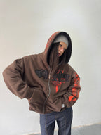 Campera Reversible Fur "Voynich" (Marrón) - M.V.