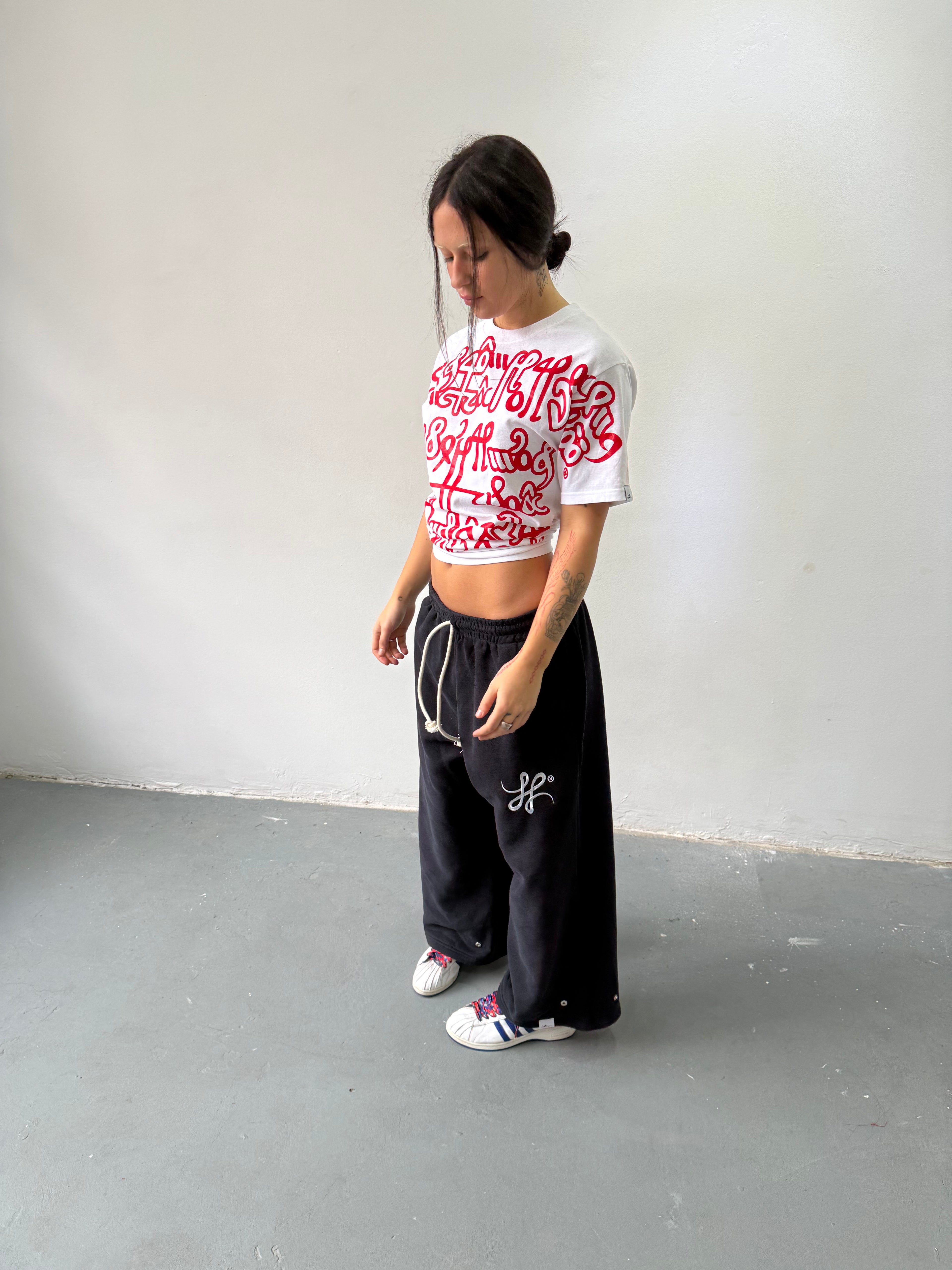 Remera Full Print "Escrituras" (Blanca) - M.V.