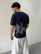 Remera "Trigrama" (Azul Marino) - M.V.