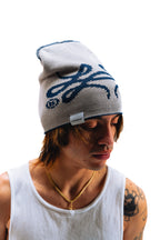 Benie Reversible (Azul y Gris)