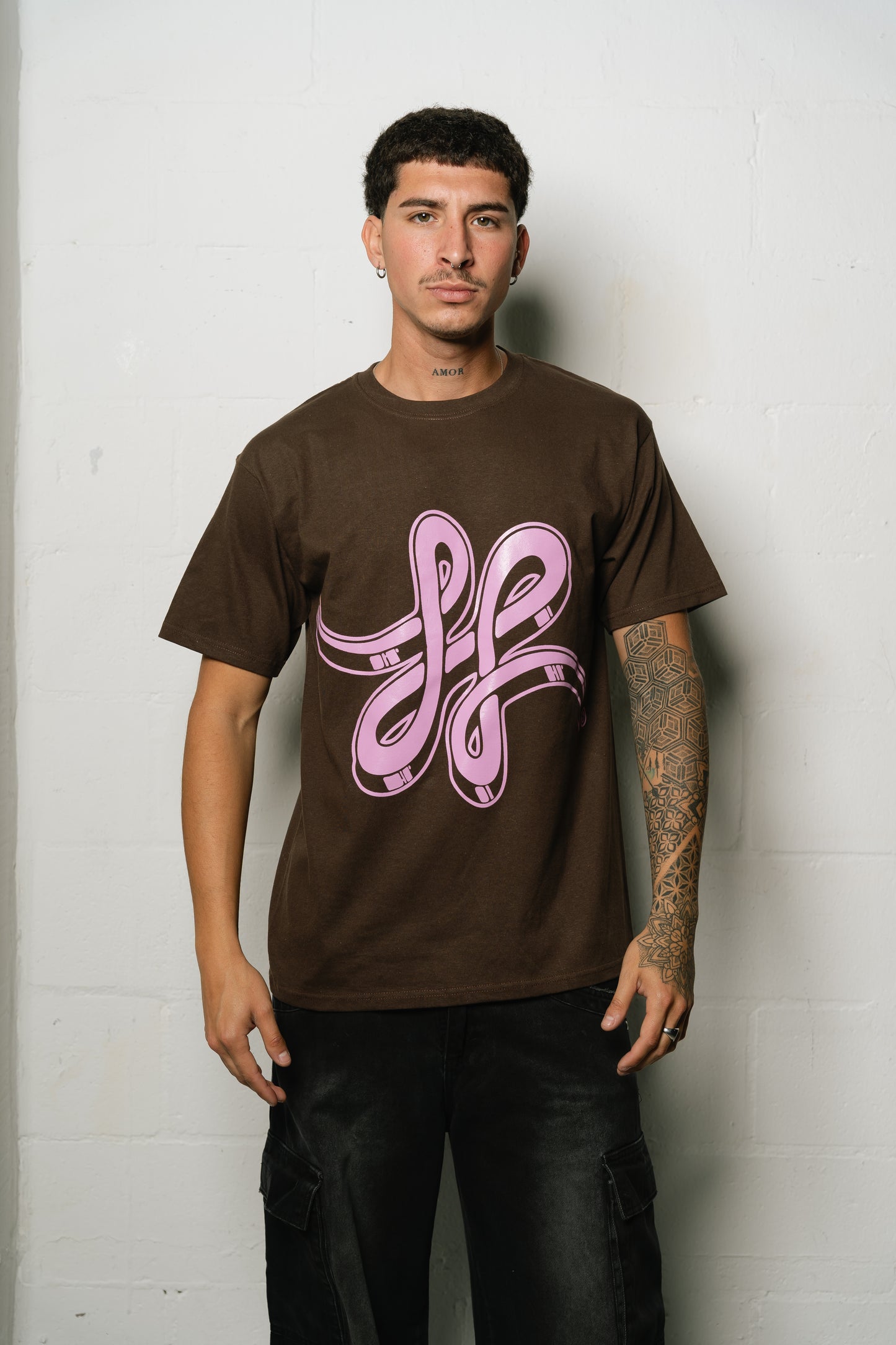 Remera "Punto Com 14" (Marrón)