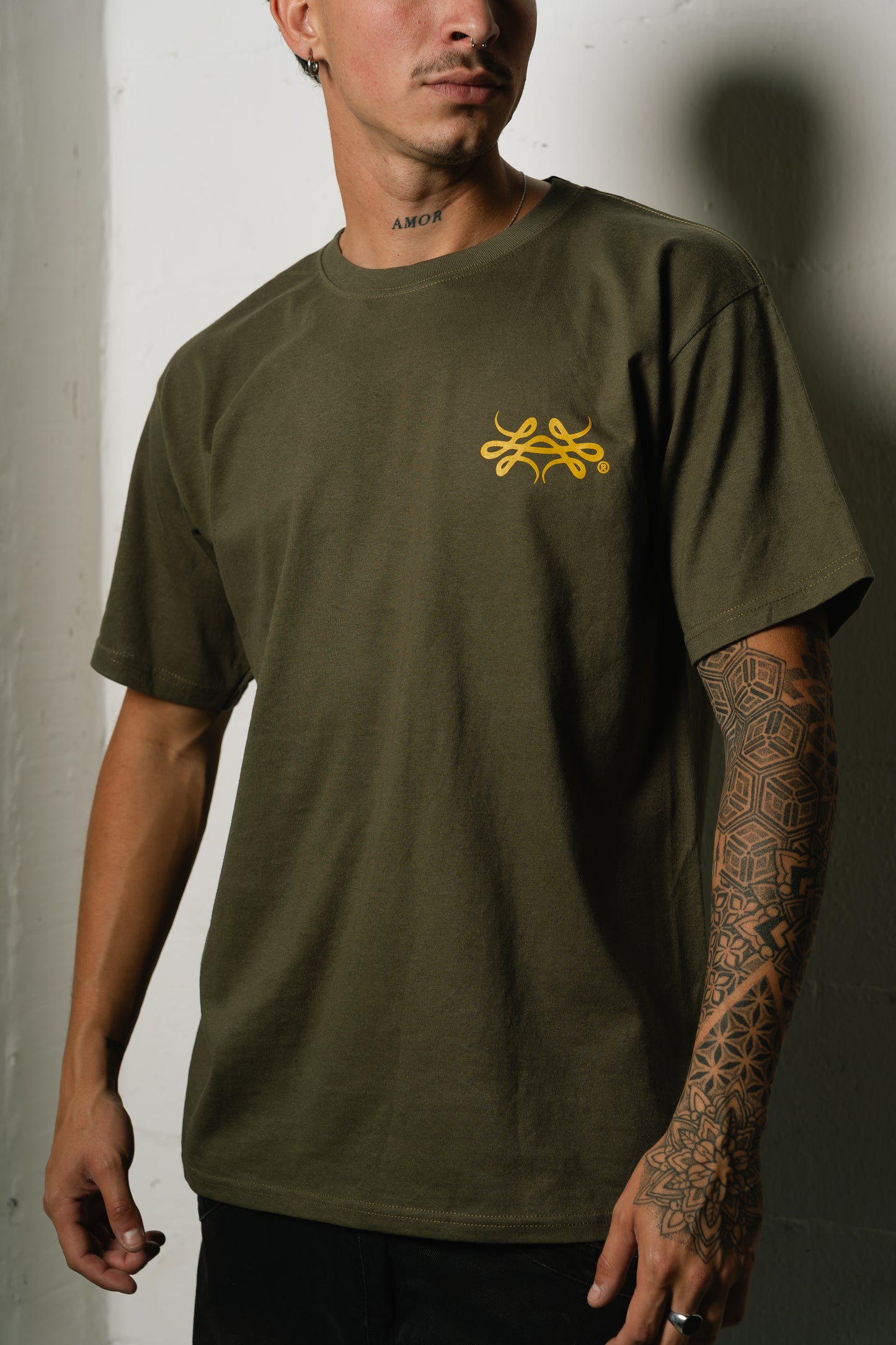 Remera "Punto Com 15" (Oliva)