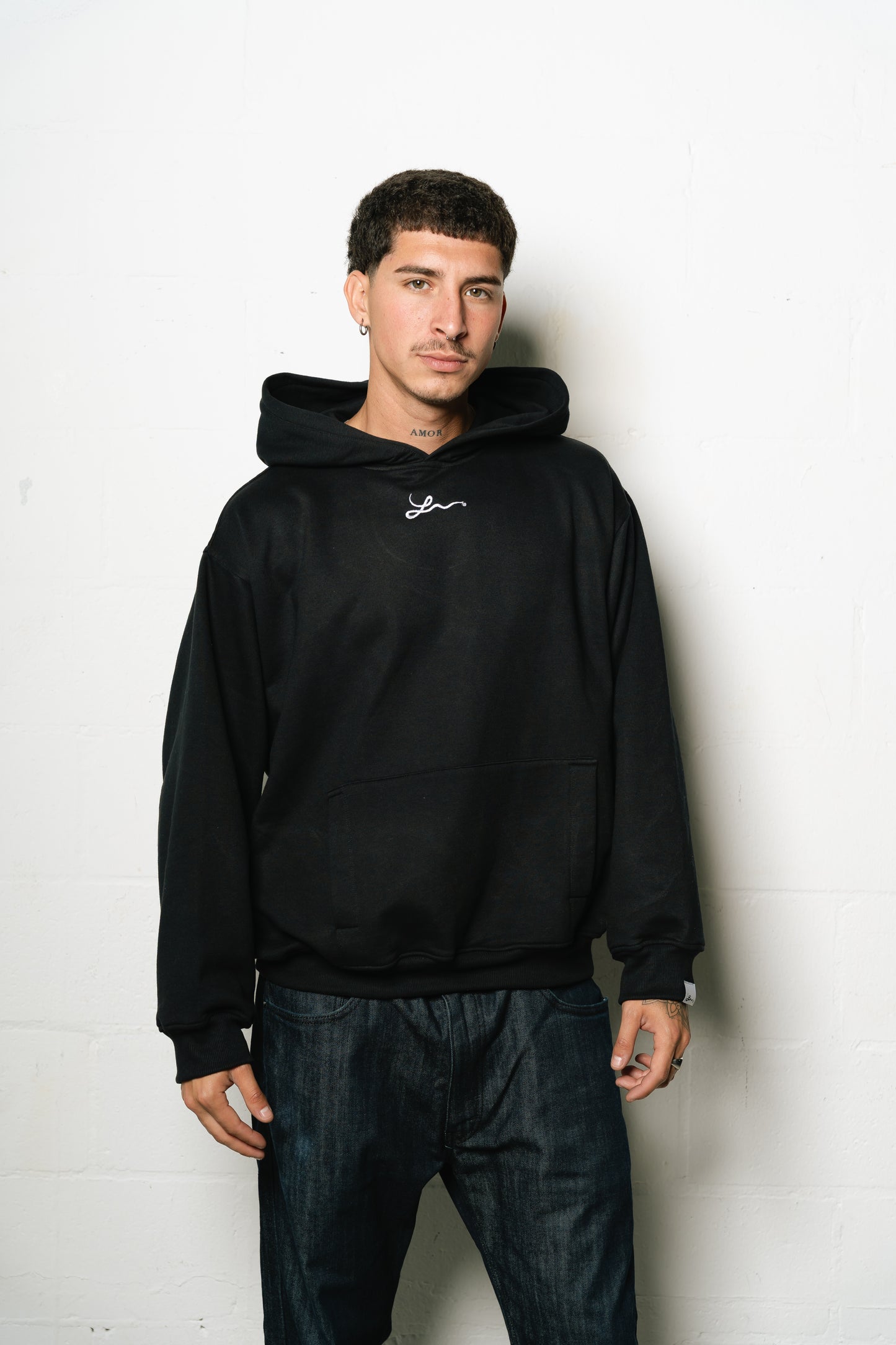 Hoodie "Punto Com 19" (Negro)