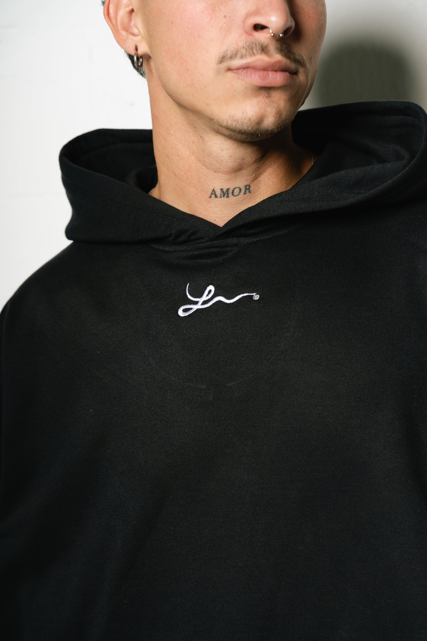 Hoodie "Punto Com 19" (Negro)