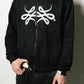 Hoodie Zip "Punto Com 18" (Negro)