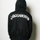 Hoodie Zip "Punto Com 18" (Negro)
