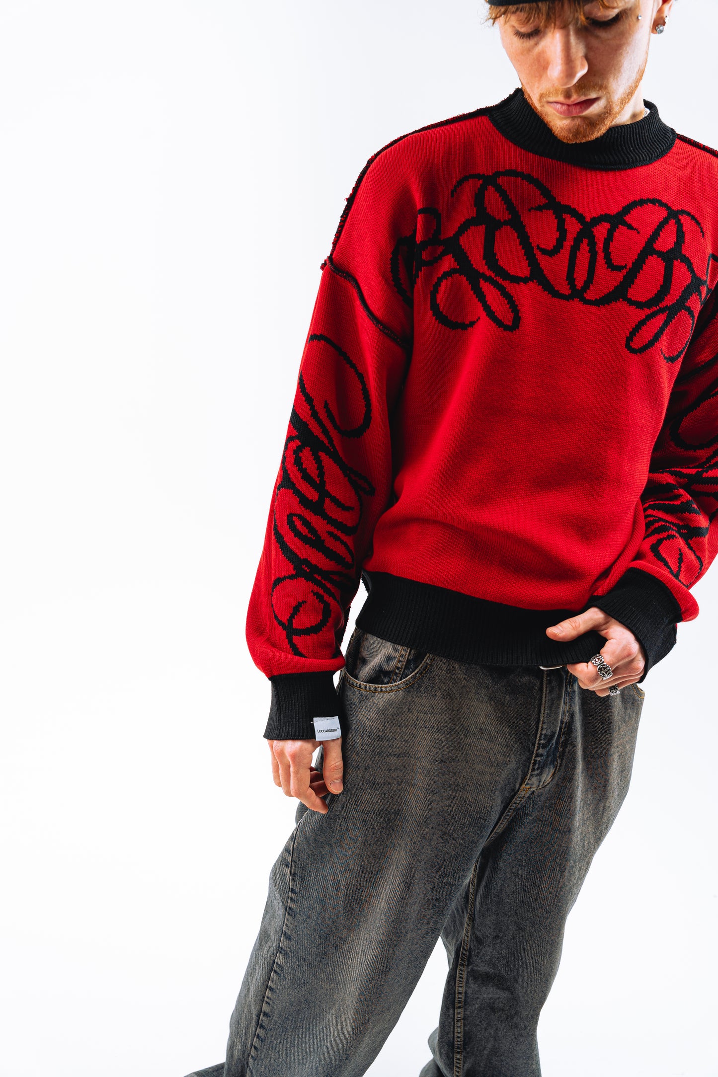 Sweater Reversible (Negro y Rojo) "Slepak" Vol.3