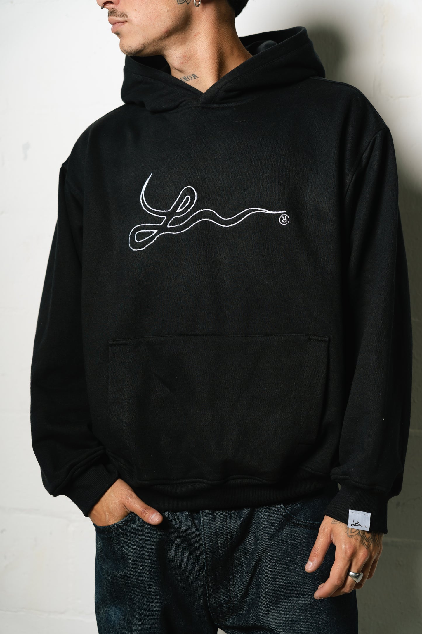 Hoodie "Punto Com 21" (Negro)