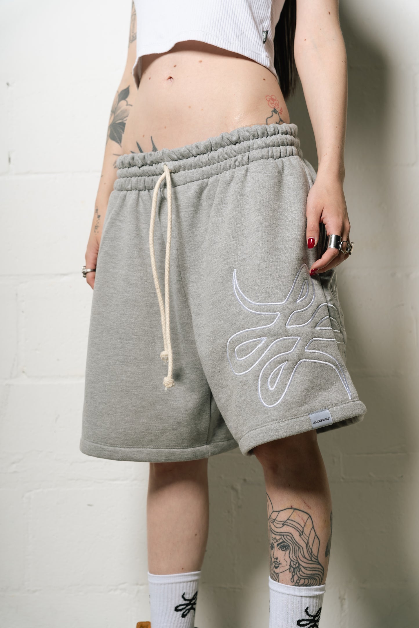 Bermuda "BigLogo Trigrama" (Gris)