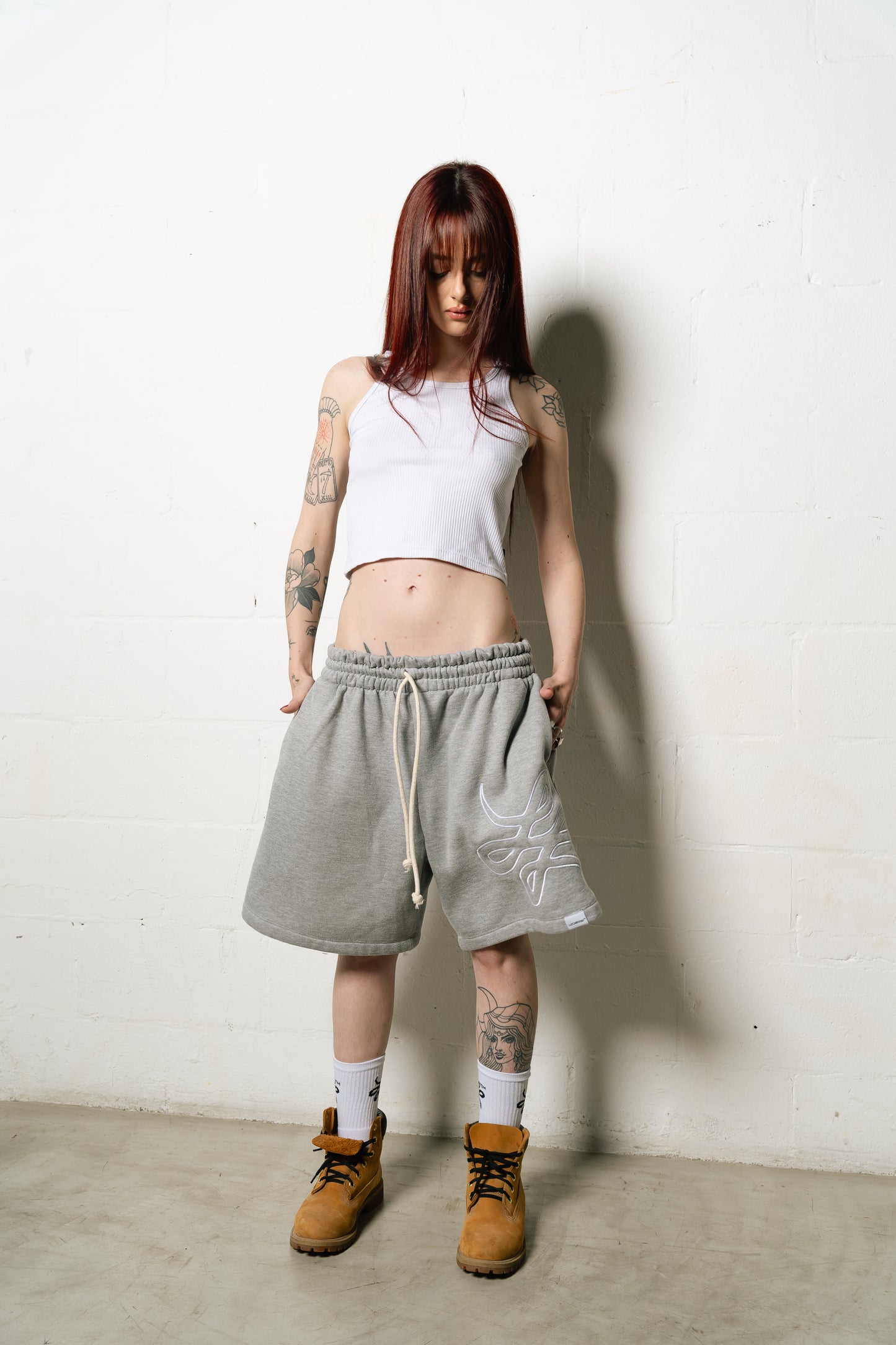 Bermuda "BigLogo Trigrama" (Gris)