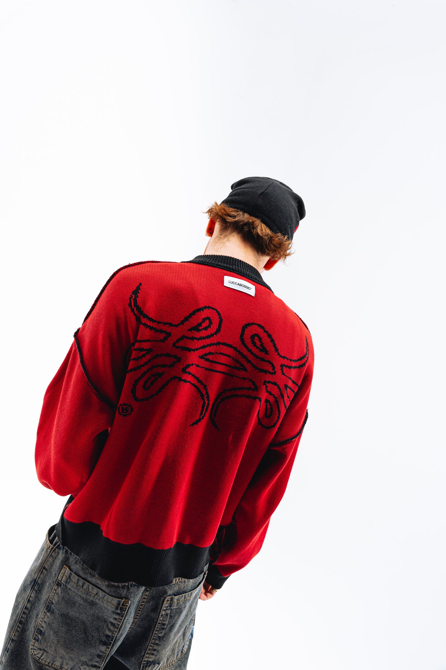Sweater Reversible (Negro y Rojo) "Slepak" Vol.3