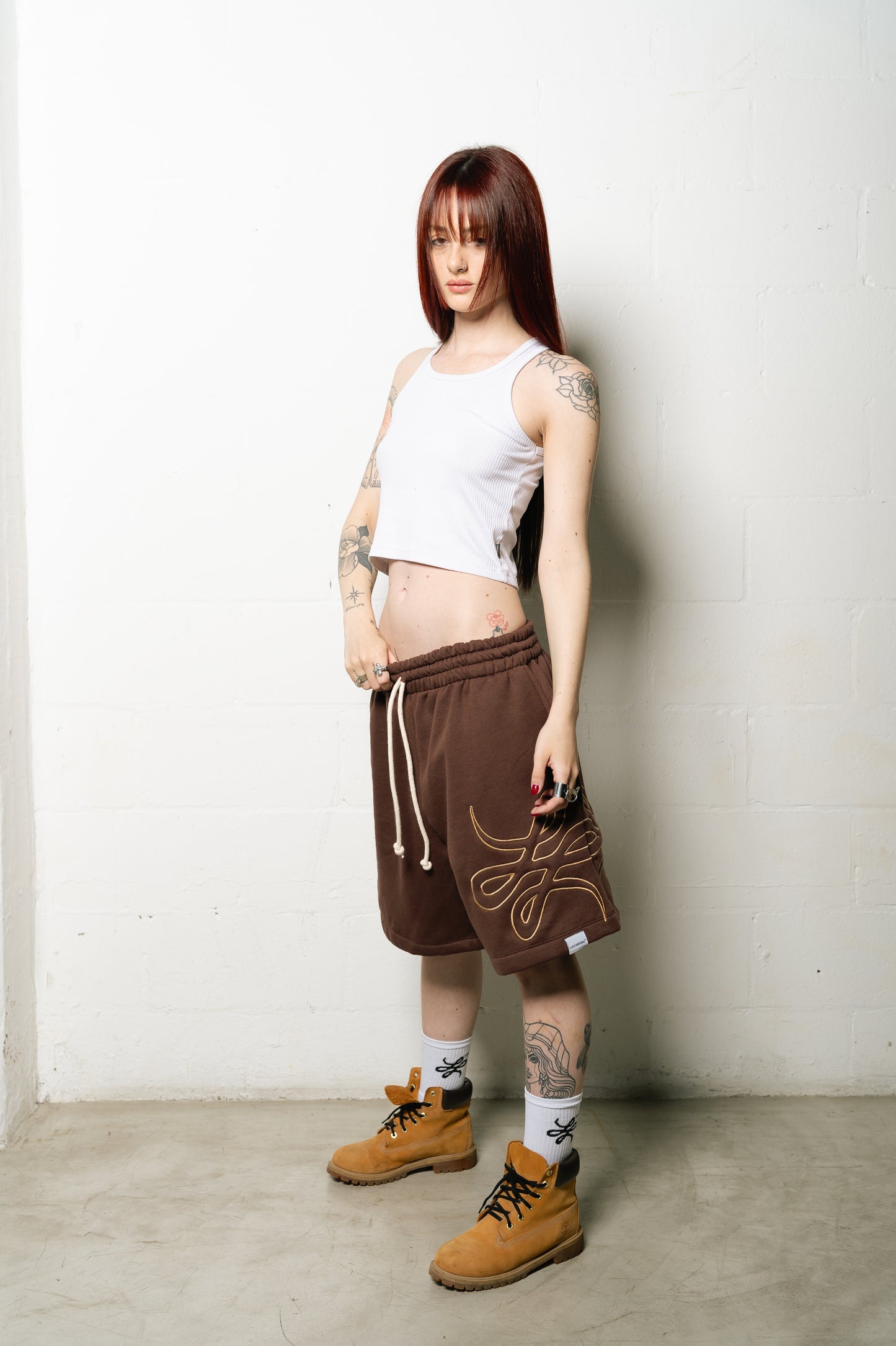 Bermuda "BigLogo Trigrama" (Marrón)