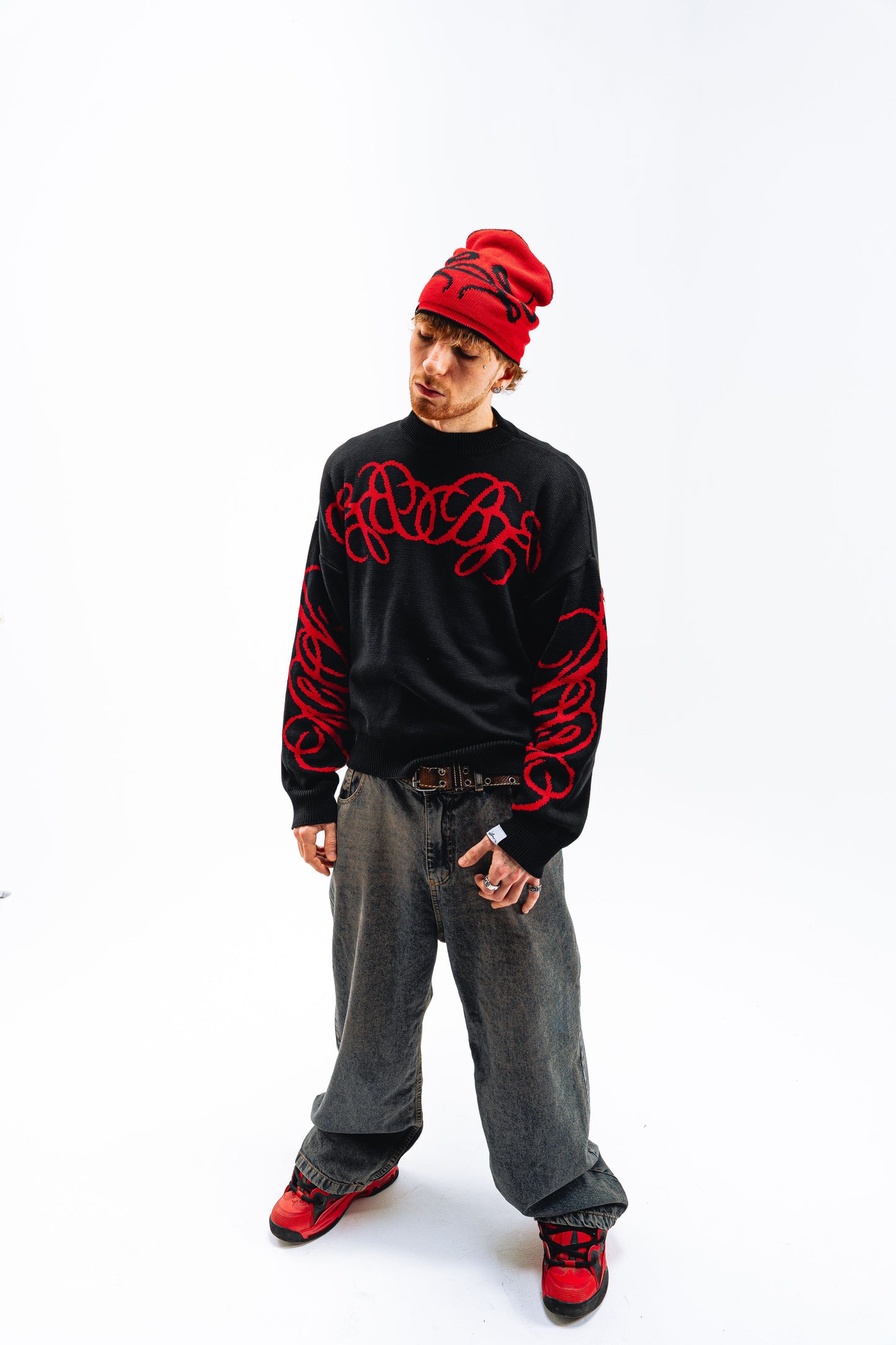 Sweater Reversible (Negro y Rojo) "Slepak" Vol.3