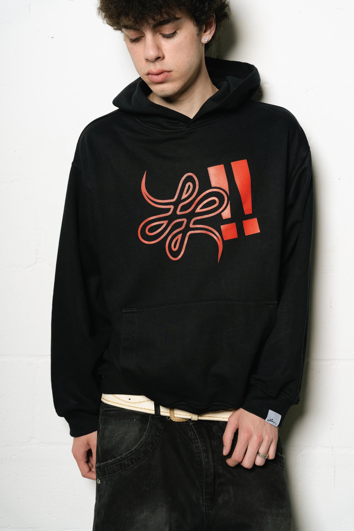 Hoodie "Punto Com 20" (Negro)
