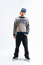 Sweater Reversible "SLEPAK" (Azul x Gris)