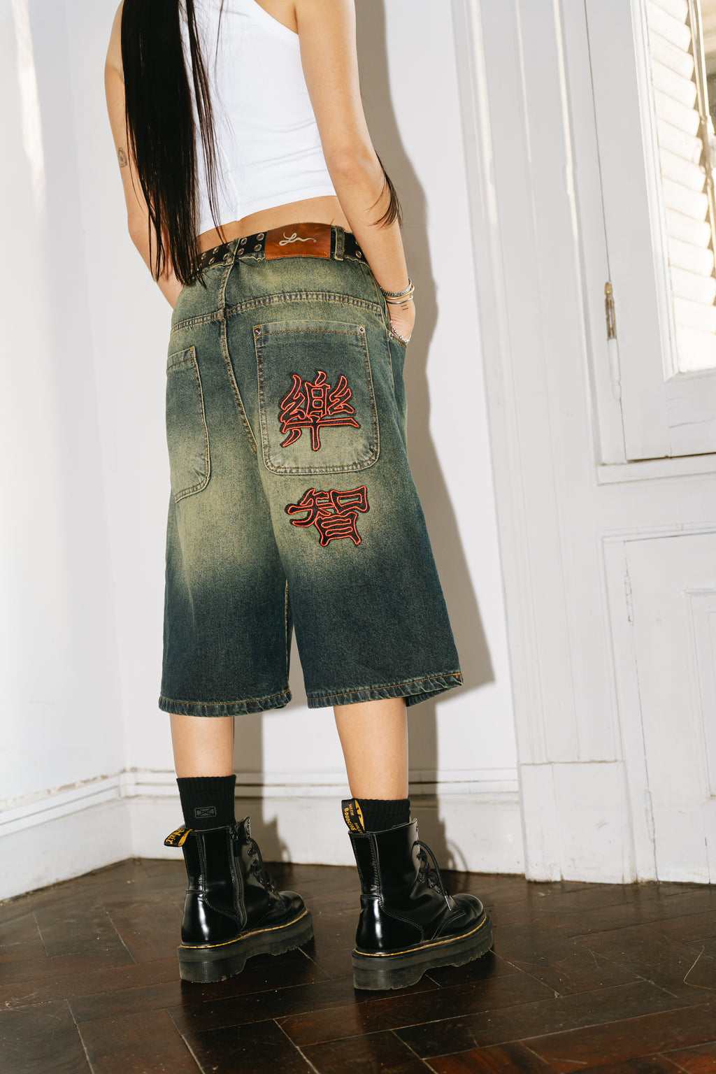 Bermuda Jean Baggy “Contradicción Oriental” Vol.3 (Washed Verde)