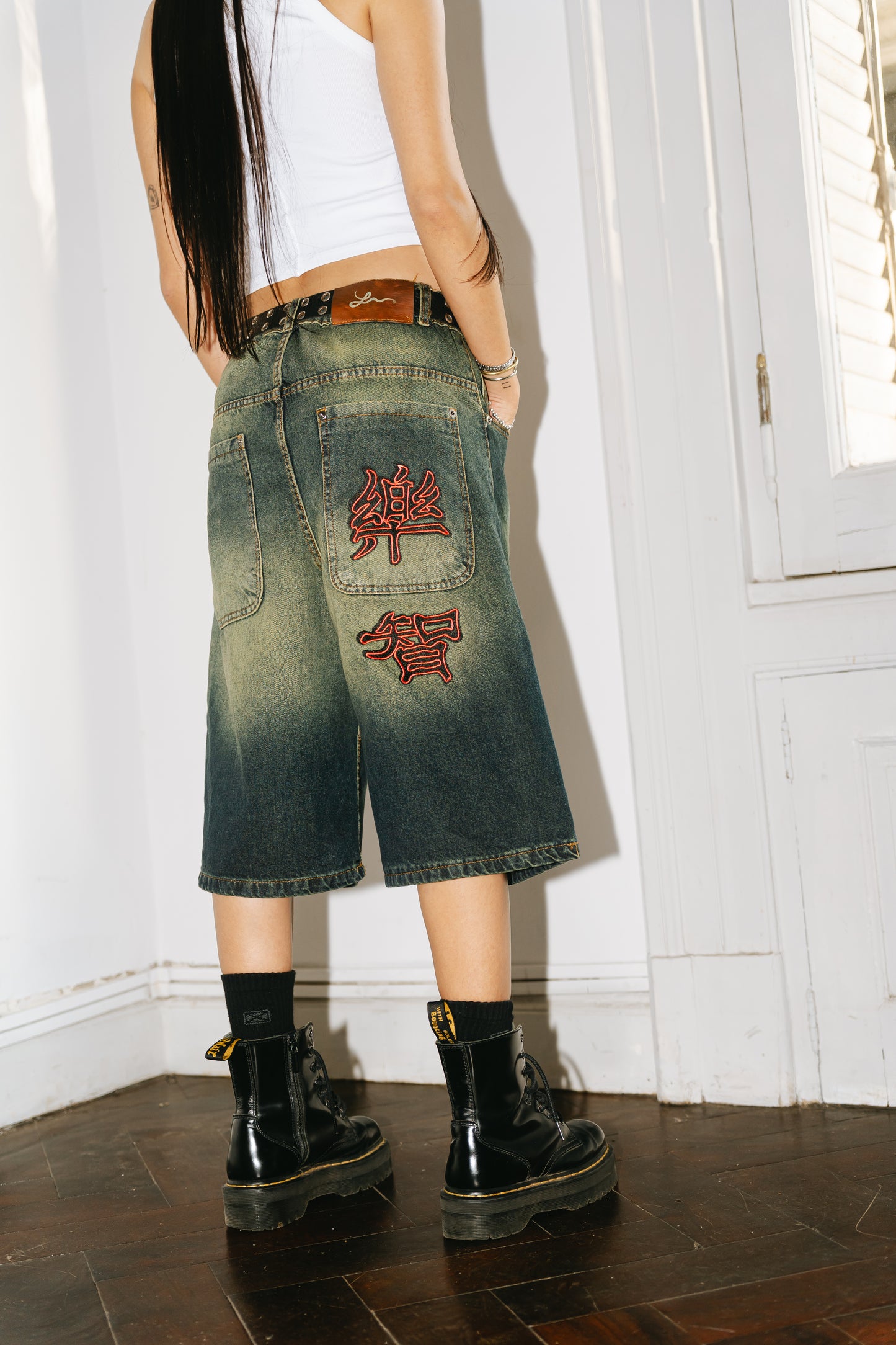 Bermuda Jean Baggy “Contradicción Oriental” Vol.3 (Washed Verde)