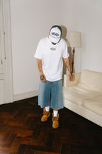 Bermuda Jean Baggy “Contradicción Oriental” Vol.3 (Washed Celeste Lateral)