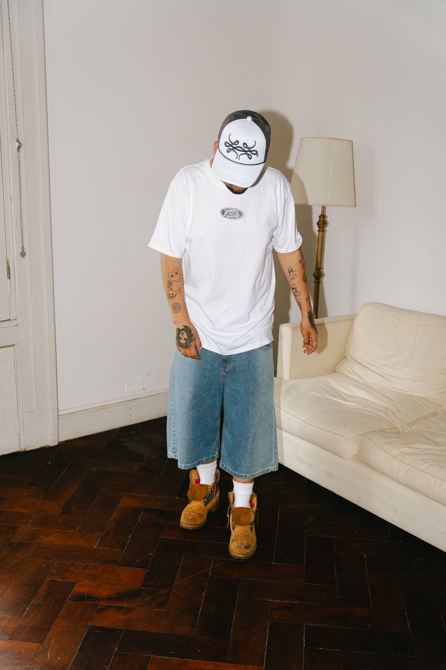 Bermuda Jean Baggy “Contradicción Oriental” Vol.3 (Washed Celeste Lateral)