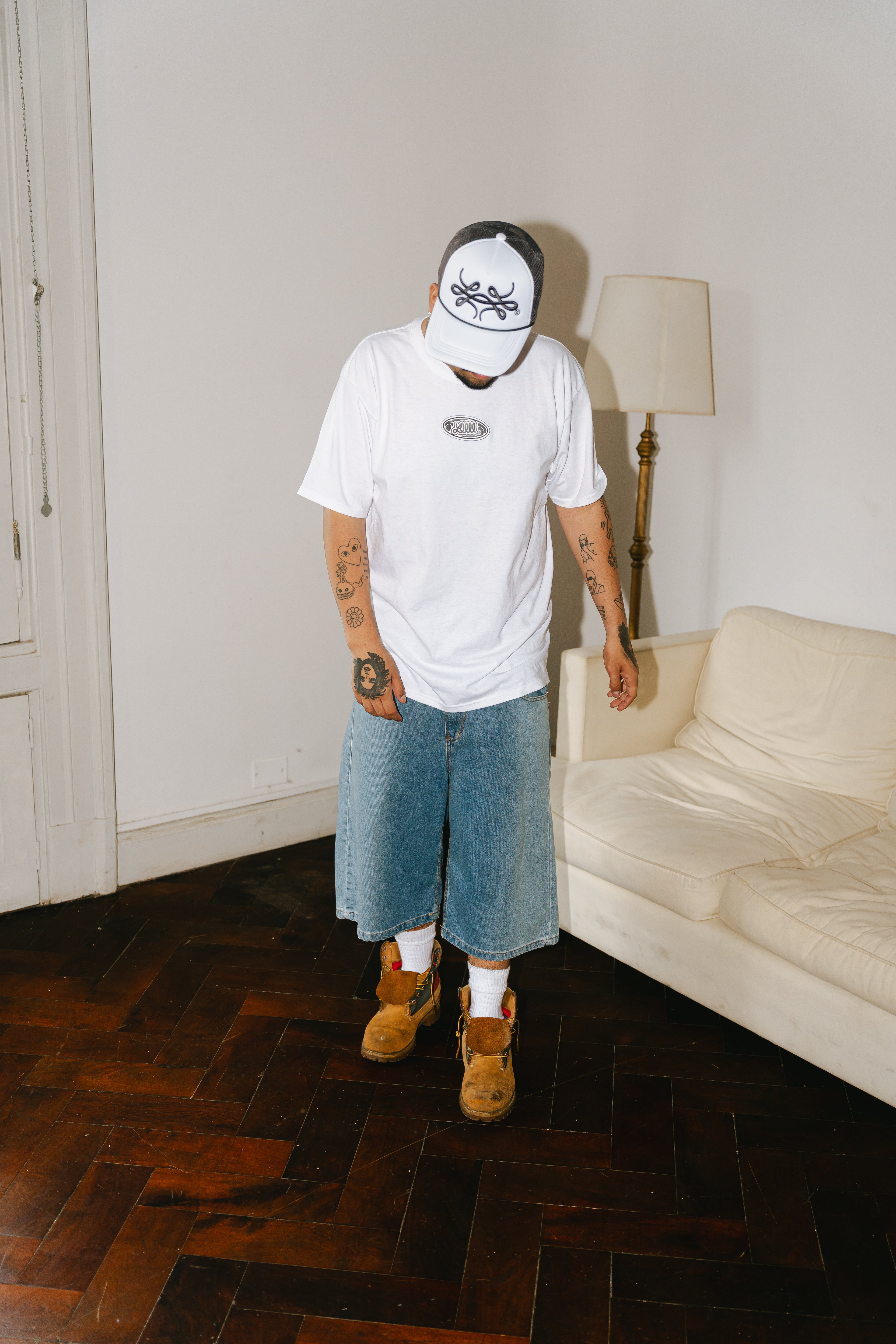 Bermuda Jean Baggy “Contradicción Oriental” Vol.3 (Washed Celeste Lateral)