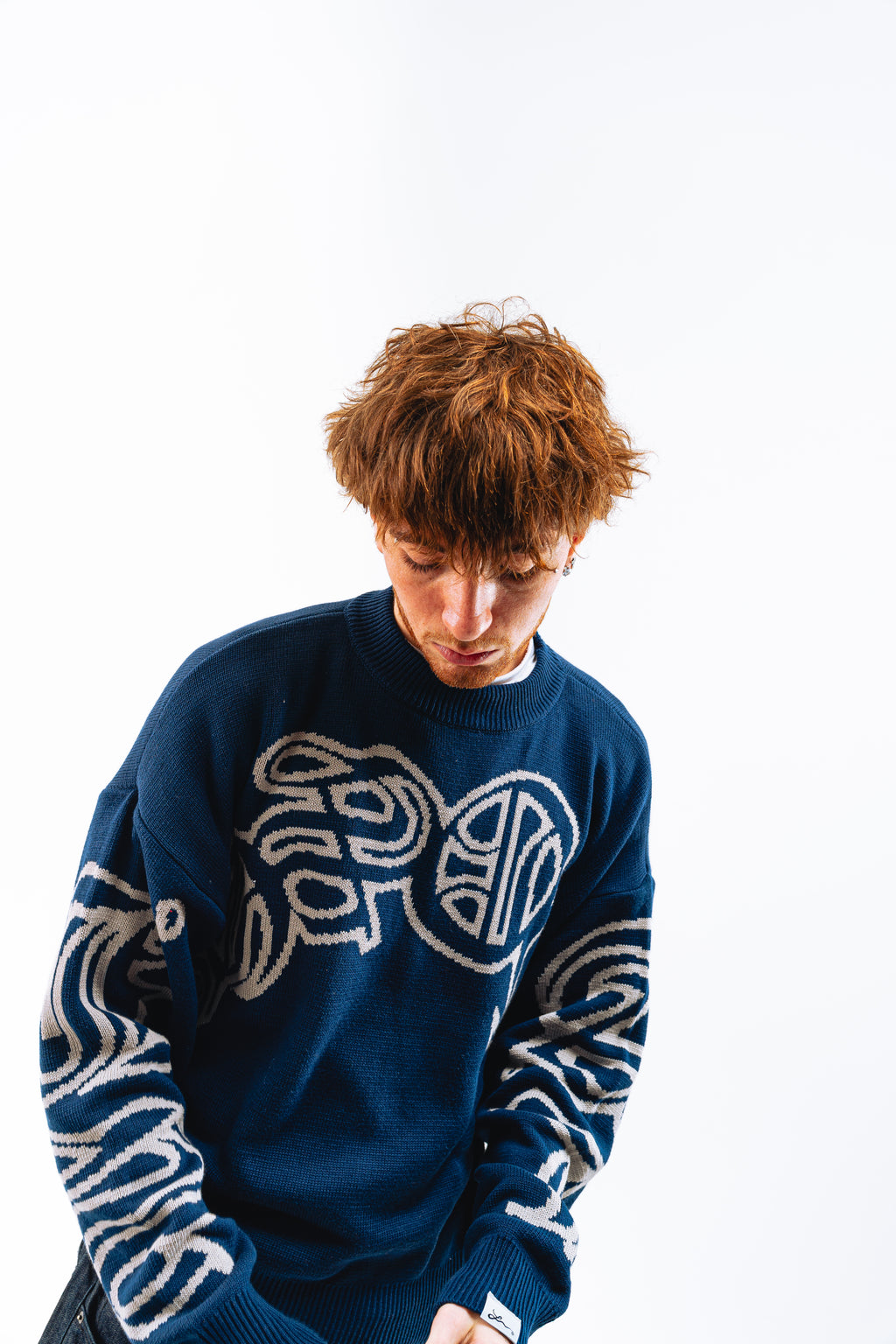 Sweater Reversible "SLEPAK" (Azul x Gris)