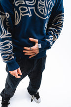 Sweater Reversible "SLEPAK" (Azul x Gris)