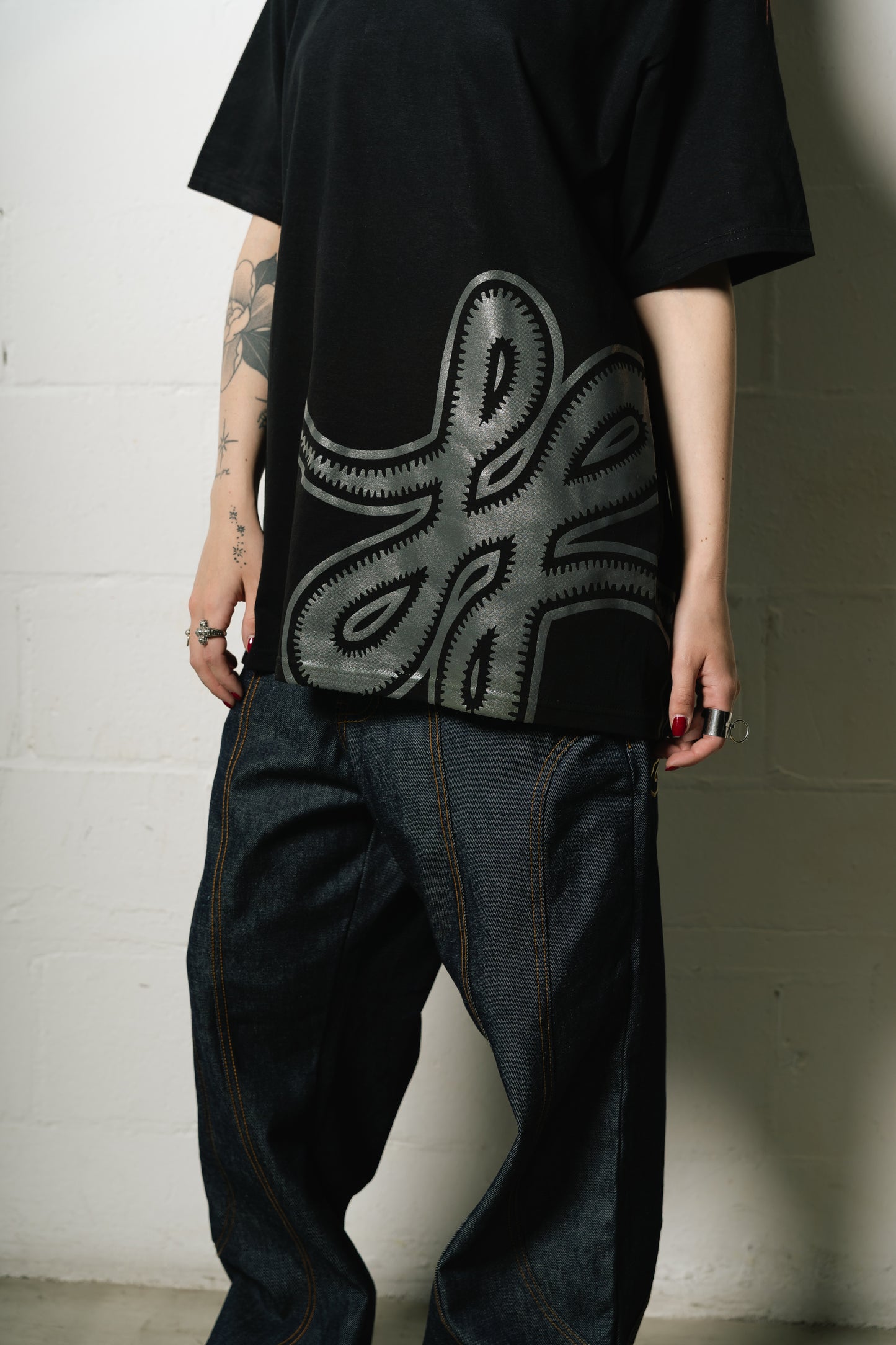 Remera "Punto Com 13" (Negra)