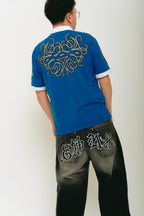 Pantalón Jean Baggy Negro ”Vangl0ria” (Washed)