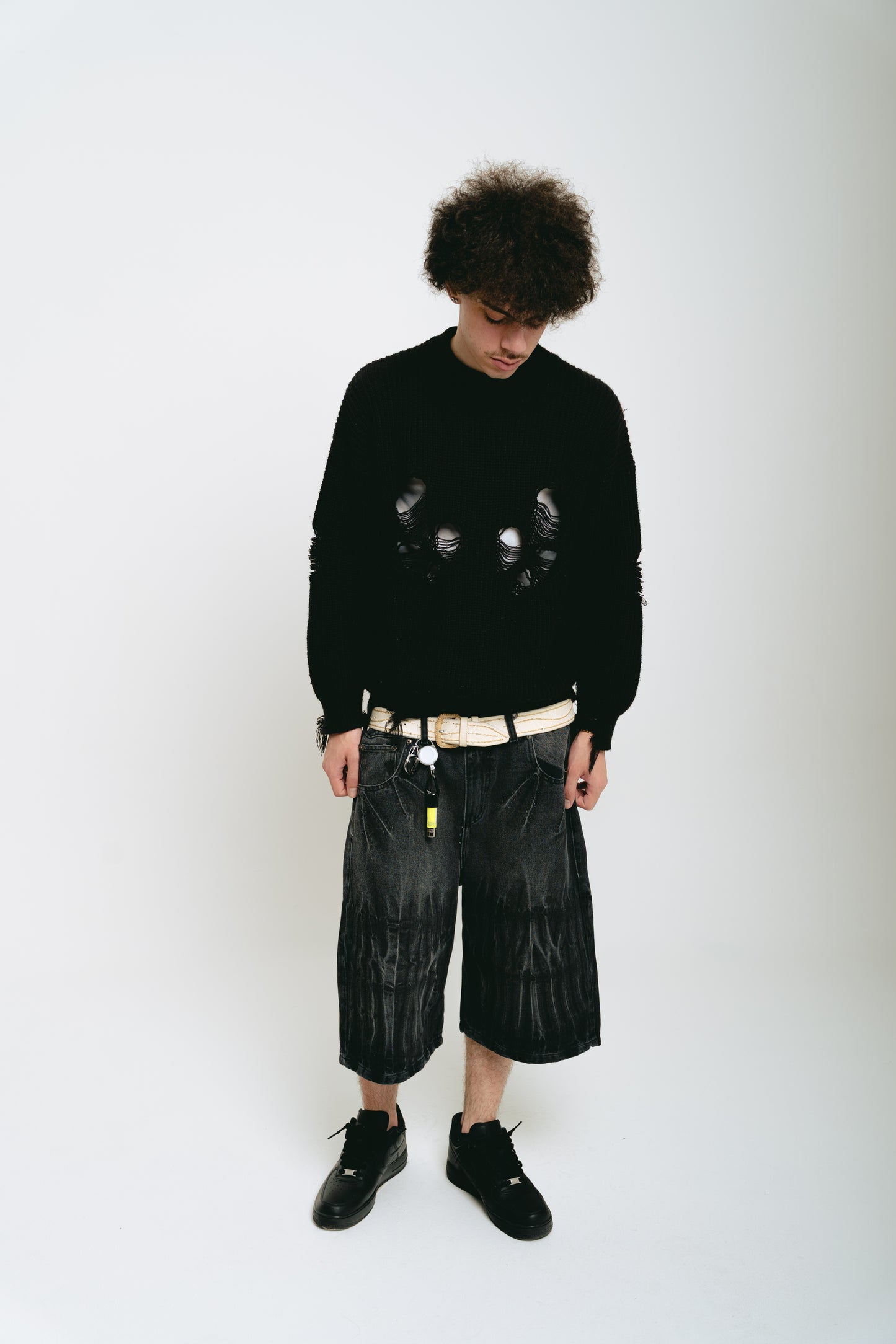 Bermuda Jean Baggy “OndasPlateadas” (Acid Wash)