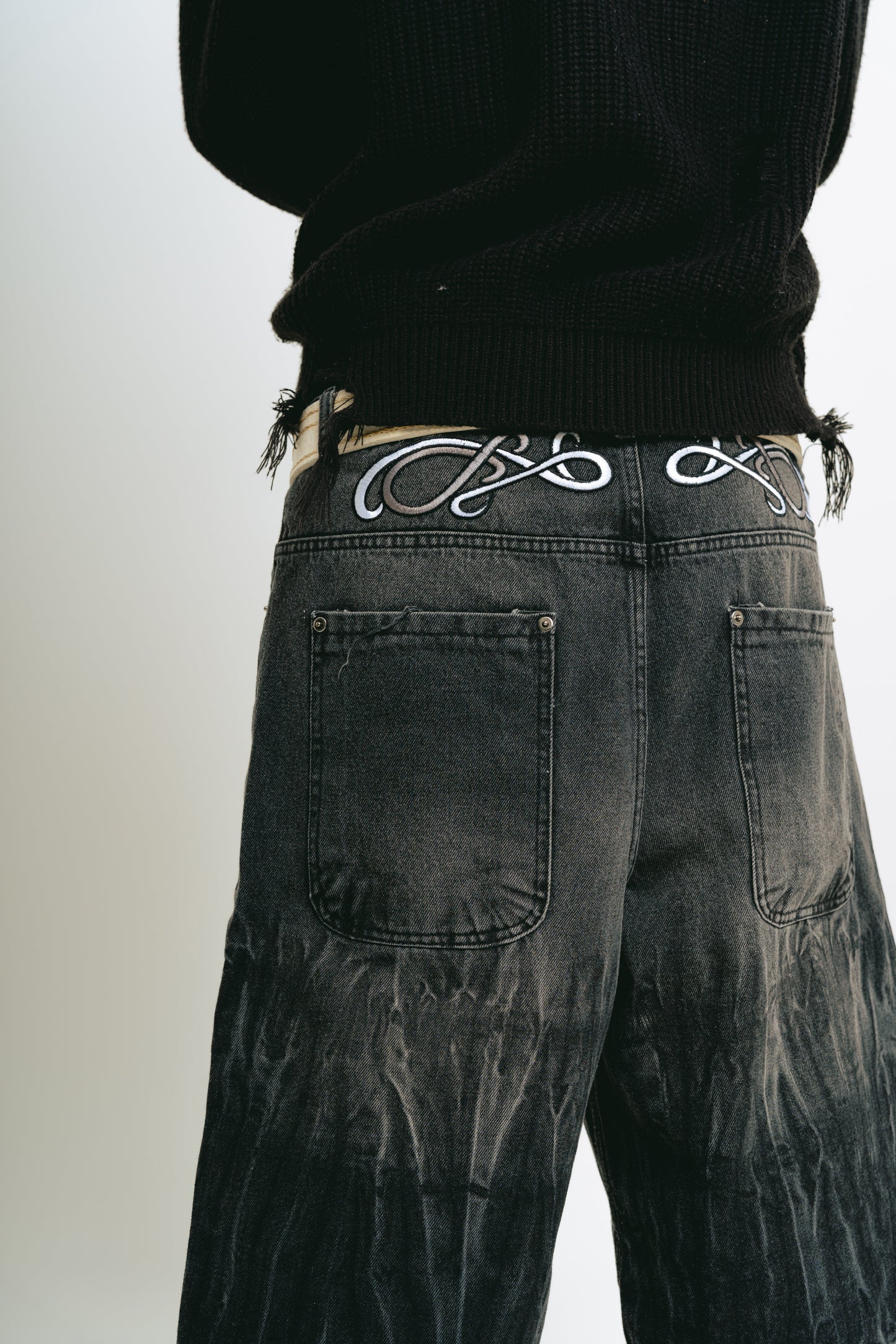 Bermuda Jean Baggy “OndasPlateadas” (Acid Wash)