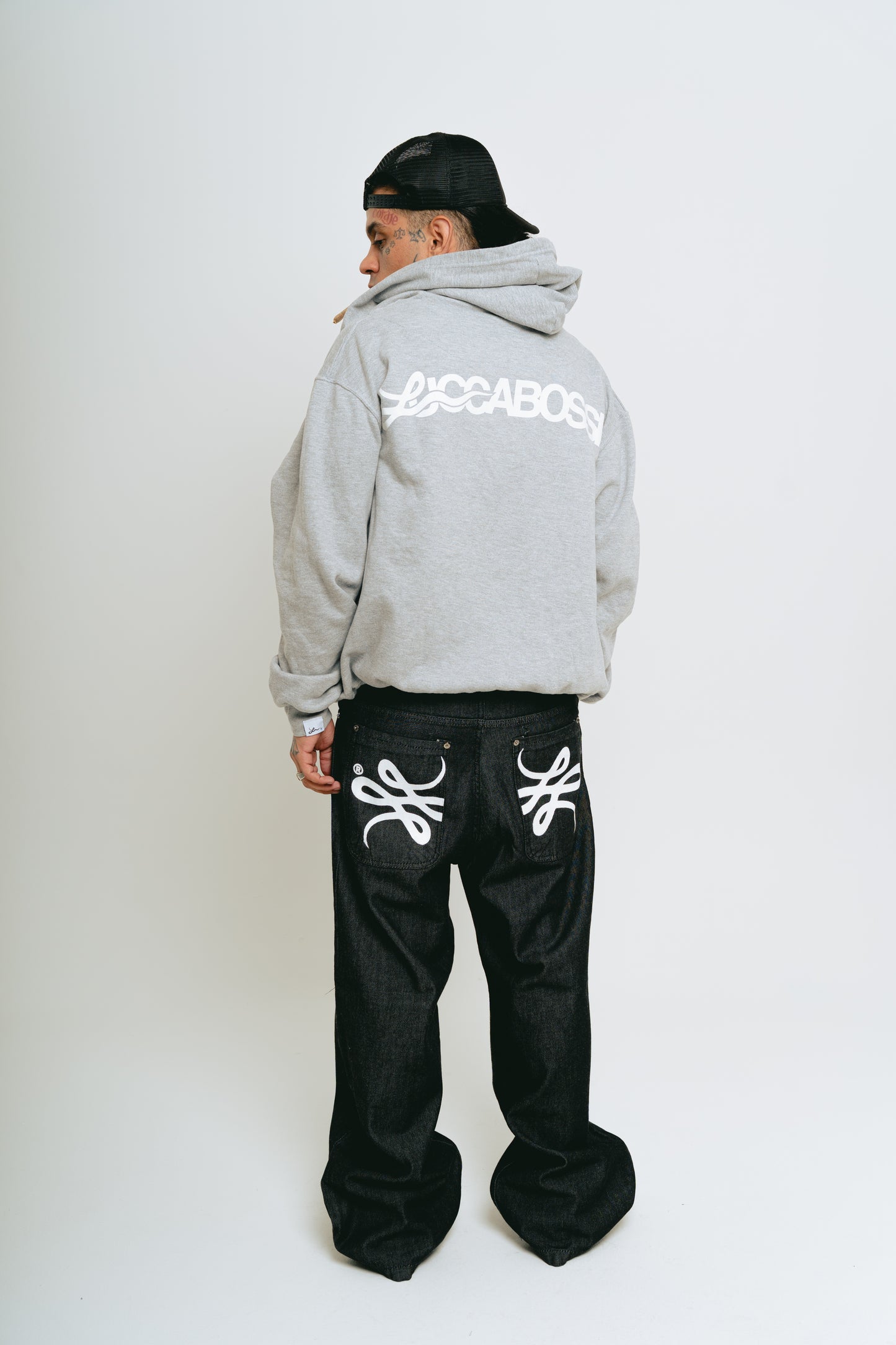 Pantalón Jean Baggy Raw ”Trigrama”