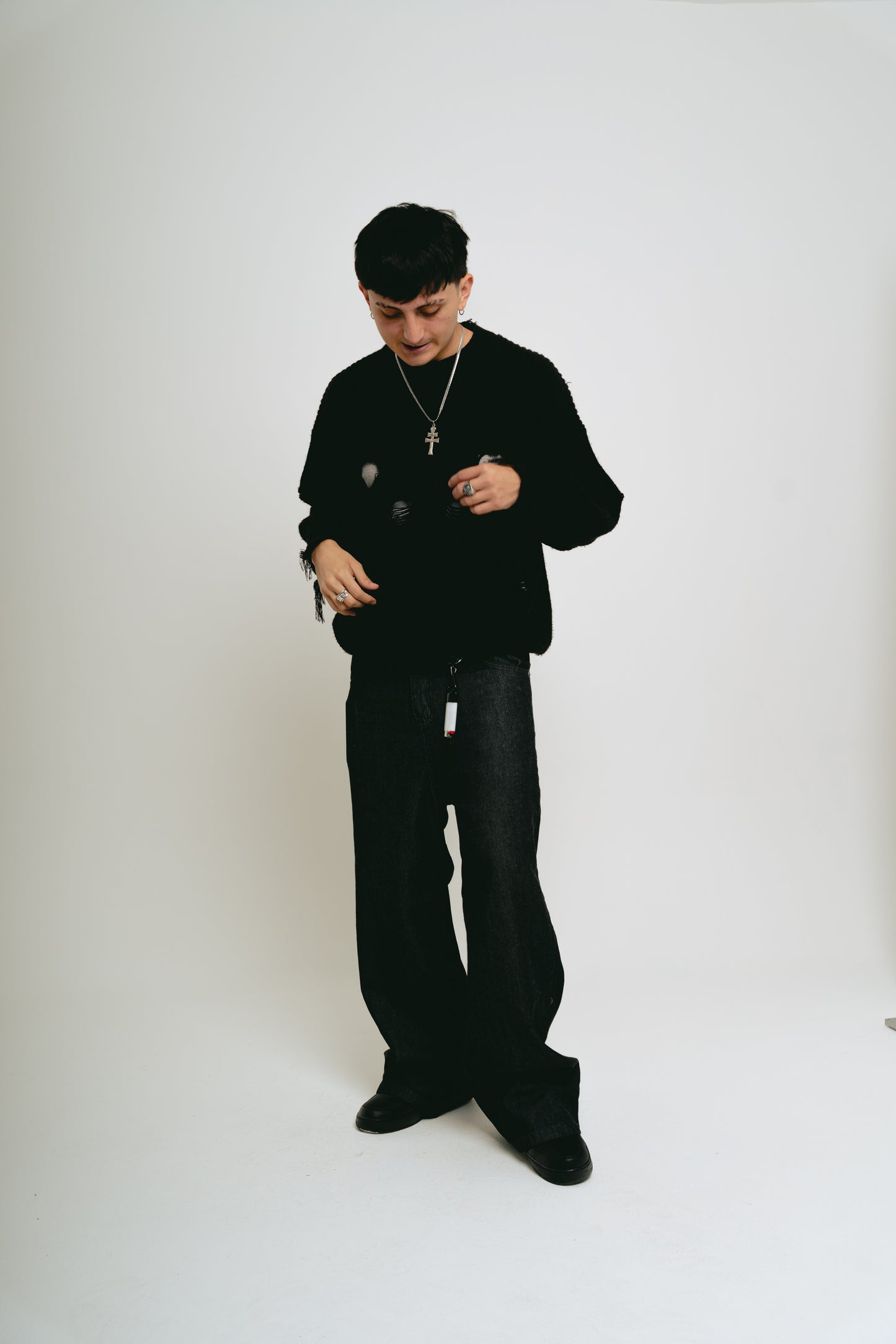 Pantalón Jean Baggy Raw ”Trigrama”