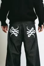 Pantalón Jean Baggy Raw ”Trigrama”