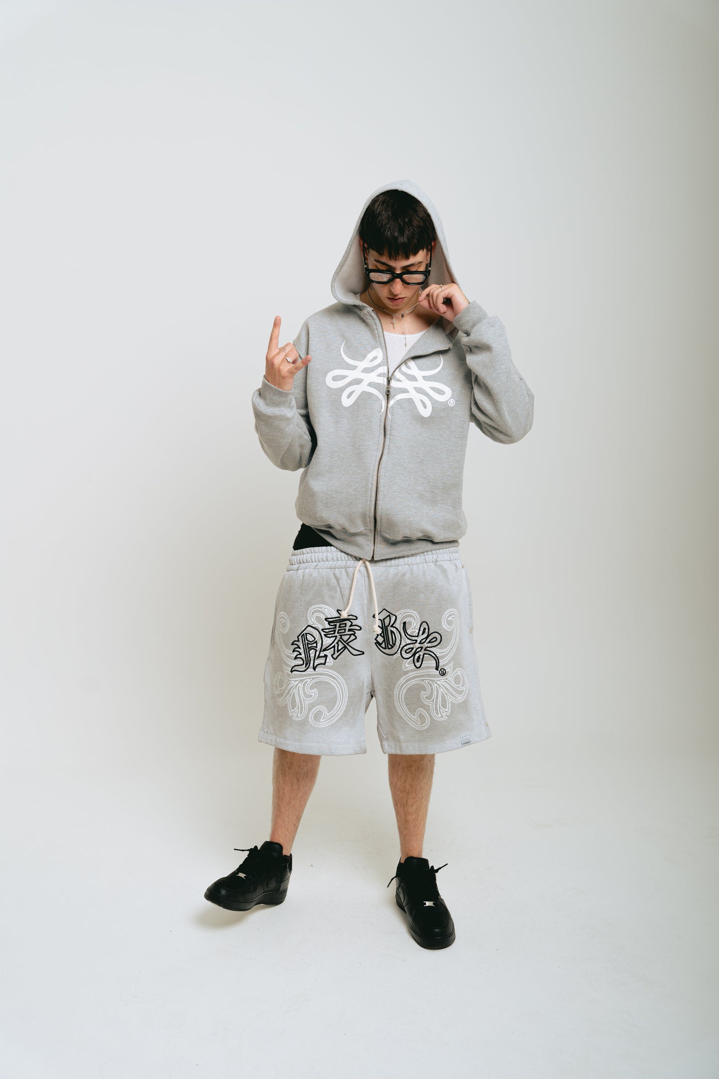 Bermuda Gris Claro Washed ”Vangl0ria”