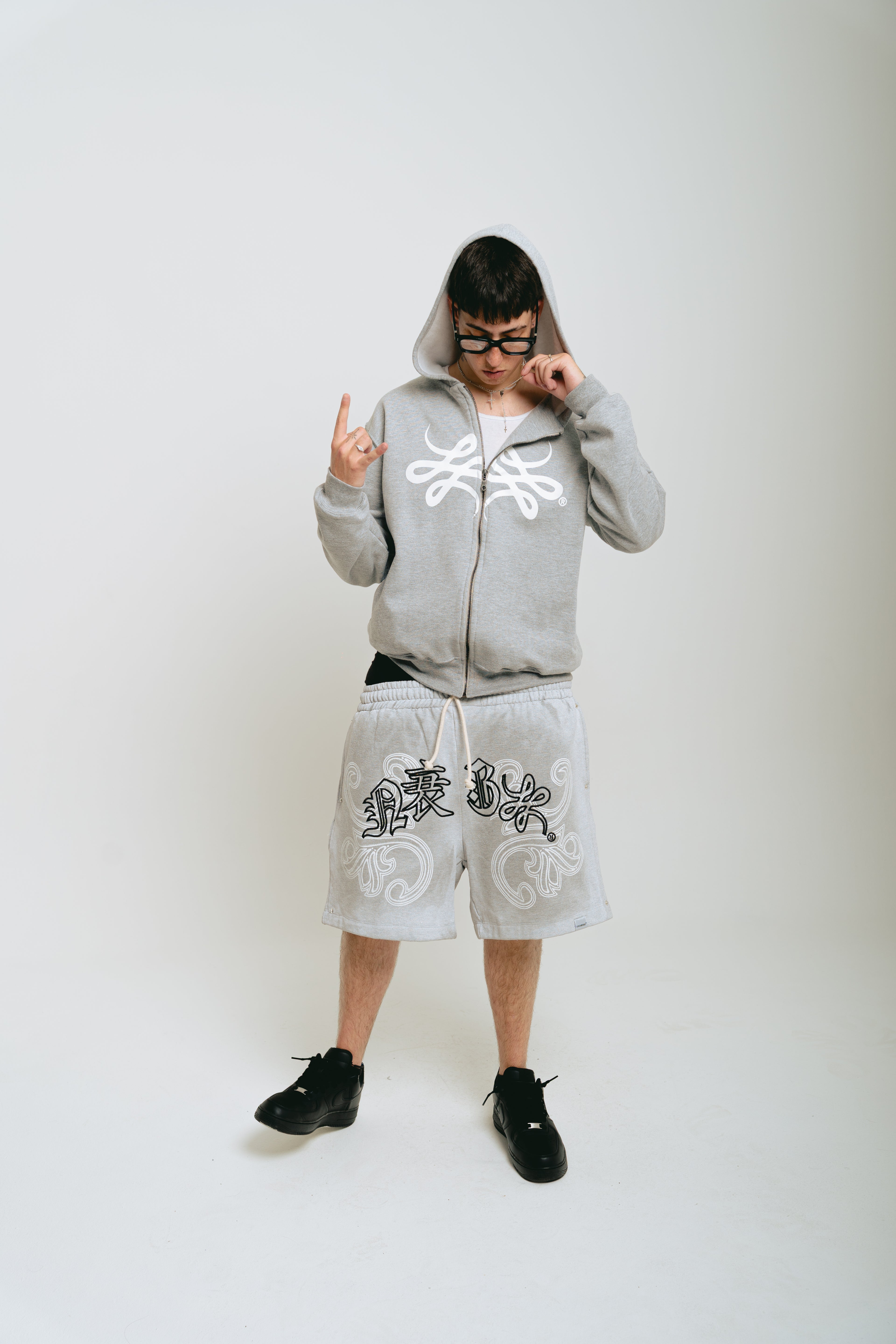 Bermuda Gris Claro Washed ”Vangl0ria”