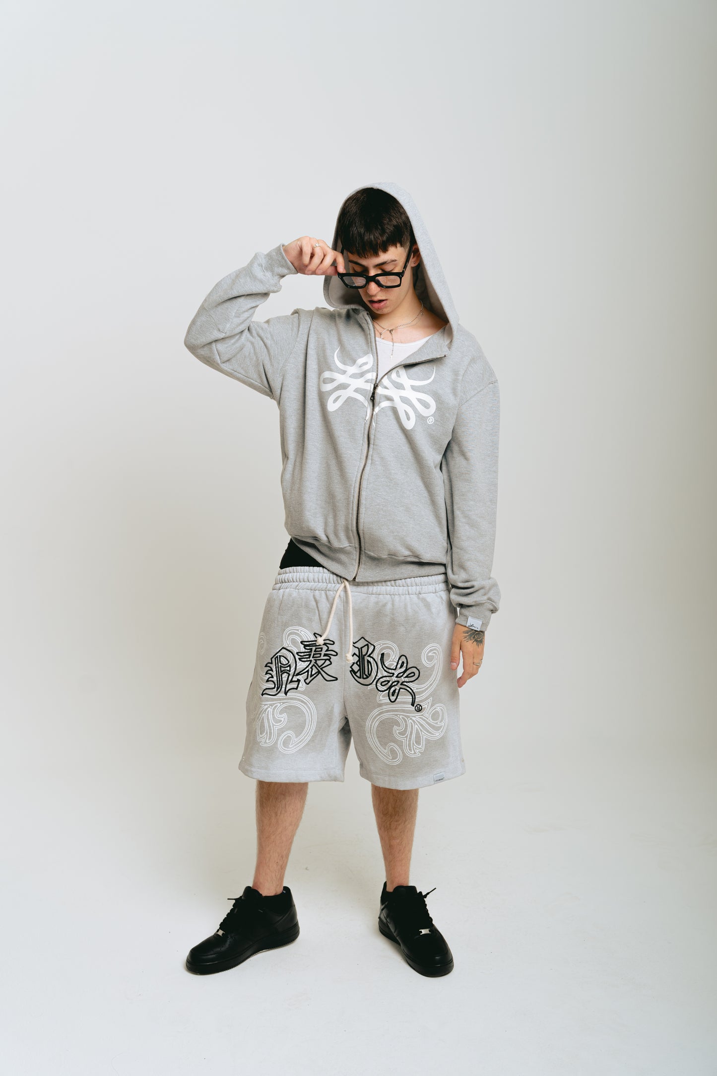 Bermuda Gris Claro Washed ”Vangl0ria”