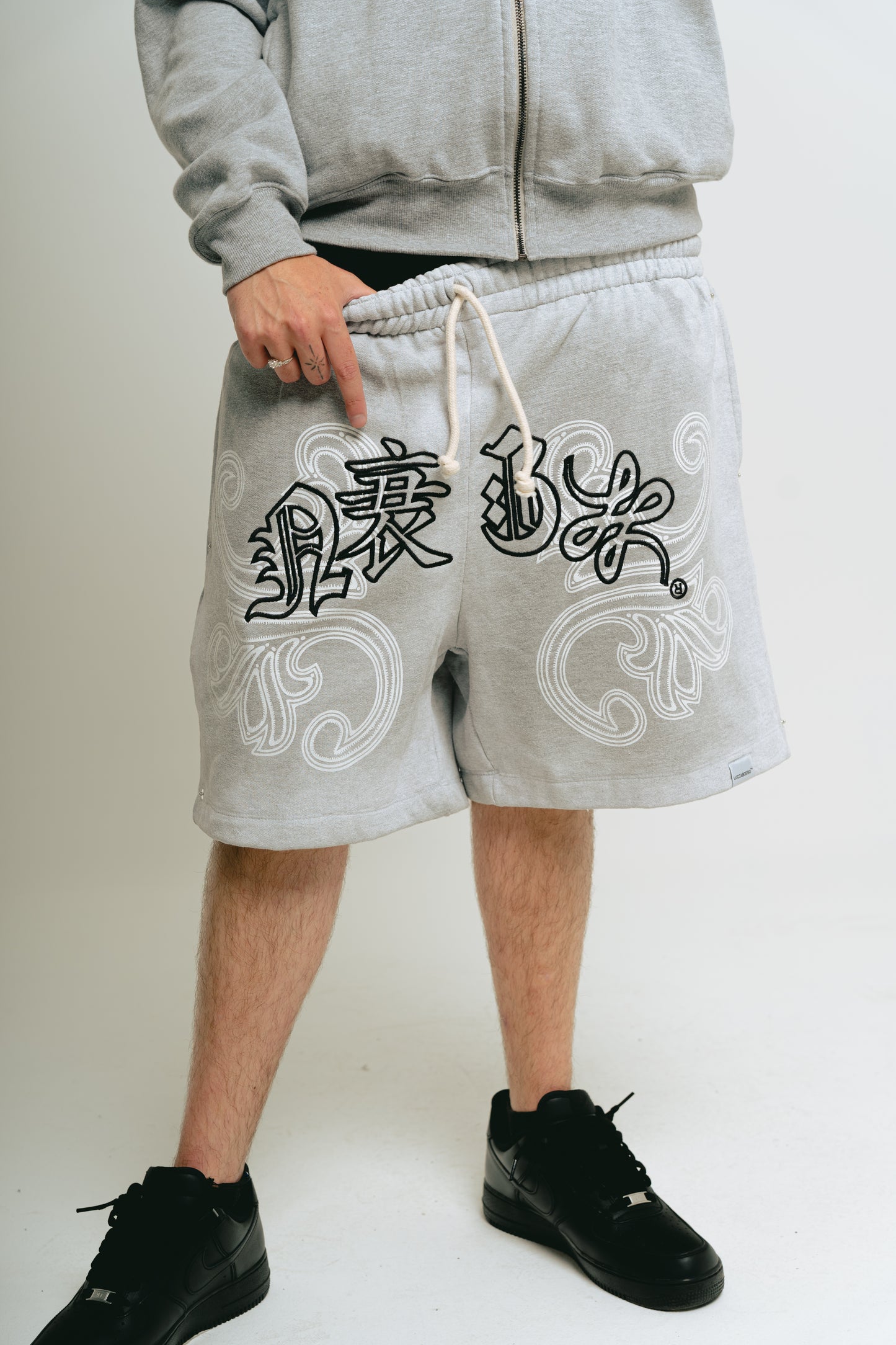 Bermuda Gris Claro Washed ”Vangl0ria”